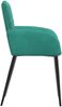 vidaXL Esszimmerstühle 6 pcs Samt (V) Türkis 57 x 50 x 85 cm 3428183 Bild 4