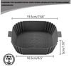 Agger Silikonform Airfryer Silikonform 2er Set – Wiederverwendbare Einlage, (2-tlg), für Heißluftfritteuse, Antihaft, Hitzebeständig Bild 4