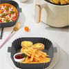 Agger Silikonform Airfryer Silikonform 2er Set – Wiederverwendbare Einlage, (2-tlg), für Heißluftfritteuse, Antihaft, Hitzebeständig Bild 3