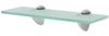 vidaXL Schwebendes Regal, Glas transparent, 0,8 x 20 x 30 cm Bild 1