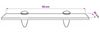 vidaXL Schwebendes Regal, Glas transparent, 0,8 x 20 x 30 cm Bild 5