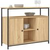 vidaXL Sideboard Sonoma-Eiche 100 x 35 x 80 cm Holzwerkstoff 835500 Bild 3