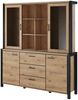 Esszimmer Buffetschrank Set ACCRA-83 in Taurus Eiche Nb. mit LED Beleuchtung, B/H/T: ca. 180/200/41 cm Bild 2