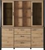 Esszimmer Buffetschrank Set ACCRA-83 in Taurus Eiche Nb. mit LED Beleuchtung, B/H/T: ca. 180/200/41 cm Bild 3
