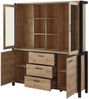 Esszimmer Buffetschrank Set ACCRA-83 in Taurus Eiche Nb. mit LED Beleuchtung, B/H/T: ca. 180/200/41 cm Bild 4