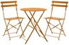 SVITA Balkonset BERLIN, (Set, 3-tlg, Bistro-Set), Tisch mit 2 Stühlen, Klappbar, Pflegeleicht, Witterungsbeständig Bild 2