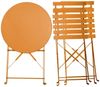 SVITA Balkonset BERLIN, (Set, 3-tlg, Bistro-Set), Tisch mit 2 Stühlen, Klappbar, Pflegeleicht, Witterungsbeständig Bild 4