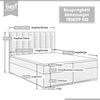 Best for Home Boxspringbett mit Bettkasten Trinity K10 Lux, mit Bettkasten, inkl. 7 cm Topper (140x200 160x200 180x200 200x200 cm), Verschiedene Liefermöglichkeiten, TOP Preis-Leistungs-Verhältnis Bild 2