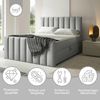 Best for Home Boxspringbett mit Bettkasten Trinity K10 Lux, mit Bettkasten, inkl. 7 cm Topper (140x200 160x200 180x200 200x200 cm), Verschiedene Liefermöglichkeiten, TOP Preis-Leistungs-Verhältnis Bild 3