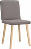 vidaXL Esszimmerstühle 2 Stk. Taupe Stoff 4101203 Bild 3