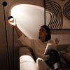 s.luce Beam LED Stehleuchte 2-flammig 145cm Touchdimmer Schwarz Bild 4