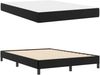 vidaXL Bettrahmen mit Matratze Schwarz 140 x 190 cm Stoff 3398628 Bild 5