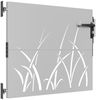 vidaXL Gartentor 85x100 cm Cortenstahl Gras-Design 153221 Bild 3