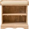 Schuhregal Sita 90x60x40 aus indischem Mango-Massivholz Bild 2