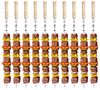 JOYOLEDER Schaschlikspieße 10 Stück Edelstahl Grillspieße Set – Flache Spieße, 55cm Lang und (11mm Breit, Rostfrei & Wiederverwendbar, Ideal für BBQ Fleisch, 10-St, Gemüse & Kebab – Perfekt für Grill, Barbecue & Camping) Bild 4