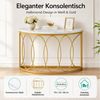 Celya Konsolentisch Konsolentisch,Beistelltisch mit Halbmondförmig-Design Bild 3