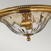 Deckenleuchte, Messing Glas, D 41,3 cm Bild 3