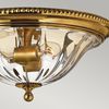 Deckenleuchte, Messing Glas, D 41,3 cm Bild 2