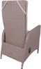 Garden Pleasure 2er Set Stuhl BRAGA weidenbraun, Auflage creme Set 01 Grau Bild 4