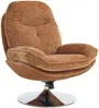 Vente-unique - ILMACA Sessel Stoff Gelb - B 90 cm x H 99 cm x L 78 cm Bild 4
