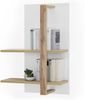 Wandregal >Chalki< in Weiß - 67x96x25cm (BxHxT) Bild 2
