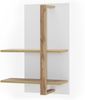 Wandregal >Chalki< in Weiß - 67x96x25cm (BxHxT) Bild 3