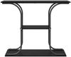 Konsolentisch, Beistelltisch, Konsole mit Regal Schwarz Eichen-Optik 101 x 35 x 80,5 cm Bild 5