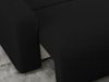Ecksofa L-form, mit Schlaffunktion und Bettkasten - ARGOS, Schwarz, Boucle Bild 3