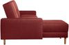 Just Cool Funktionssofa Flachgewebe Rot Erle Natur Bild 4