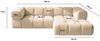 Kaiser Möbel Ecksofa luxuriöses Velours-Sofa im Stoff Bluvel modernes AVERRO, Premium-Velours Bluvel,Weiche abgerundete „Bubble“-Formen Bild 2