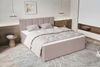 99rooms Bergamo Boxspringbett Cordstoff AMBIENCE Pastellrosa 180x200 cm ohne Topper Bild 3