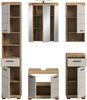 Badkombination B/H/T: 164x191x34 cm in Evoak Oak Nachbildung Bild 3