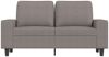 vidaXL 2-Sitzer-Sofa Taupe 120 cm Stoff 359390 Bild 3