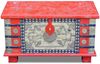 vidaXL Aufbewahrungstruhe Rot Mangoholz 80x40x45 cm 243331 Bild 5