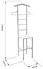 CARO-Möbel Herrendiener JIVO, Herrendiener 2er-Set Kleiderständer Stummer Diener Garderobe Stange Bü Bild 3