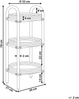 Beliani 'TROOLIE' Beistelltisch, Rattan Natürlich, 32 x 78 cm Bild 2