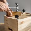 Creative Deco Aufbewahrungsbox mit Deckel und Rollen Natur Bild 3