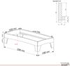 Zirbenbett Massivholzbett "Rosi" metallfrei 100 x 220 cm 48 cm ohne Kopfteil Bild 5