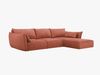 Micadoni Ecksofa Kaelle 4-Sitzer Rechts Chenille Over The Horizon Terrakotta Bild 2