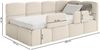 Selsey 'Cloudy' Jugendbett links, Matratze, Bouclé Hellbeige, 90x200 cm Bild 5