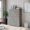Home affaire PC-Schrank Vera, Sekretär, Home-Office-Schreibtisch mit LED-Beleuchtung (1 St), Multifunktional mit Stauraum, klappbare Tischfläche, LED, B 90 cm Bild 4