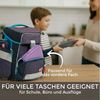 Hausfelder Lunchbox Brotdosen 4er Set flach violett, Kunststoff, (4er Set, 4-tlg, 2 große Brotdosen und 2 kleine Snackboxen), spülmaschinengeeignet, langlebig, bruchfest, BPA-frei Bild 2