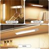 ZMH LED Unterbauleuchte mit Bewegungsmelder Aufladbar Schranklicht USB 1500mAh Flur Cabinet, Augenschutz, Einfache Installtion, LED fest integriert, 3000-6500K, 20CM Dimmbar 3 Farbtemperatur Schrankleuchte Schlafzimmer Bild 2
