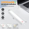 ZMH LED Unterbauleuchte mit Bewegungsmelder Aufladbar Schranklicht USB 1500mAh Flur Cabinet, Augenschutz, Einfache Installtion, LED fest integriert, 3000-6500K, 20CM Dimmbar 3 Farbtemperatur Schrankleuchte Schlafzimmer Bild 3