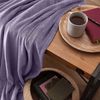 LUMALAND Kuscheldecke - 150x200 cm - Sofadecke & Tagesdecke - Lila Bild 4