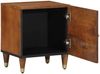 vidaXL Nachttisch mit Tür 2 pcs Honigbraun 40 x 33 x 46 cm 4018733 Bild 3
