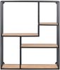 Hängeregal >Carney< in Wildeiche aus Metall - 75x91x20cm (BxHxT) Bild 3