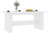 vidaXL Esstisch Weiß 180x90x76 cm Holzwerkstoff 800468 Bild 3