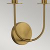 Elstead Lighting Sylvia Wandleuchte 2-flammig Gebürstetes Gold Bild 2