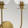Elstead Lighting Sylvia Wandleuchte 2-flammig Gebürstetes Gold Bild 3